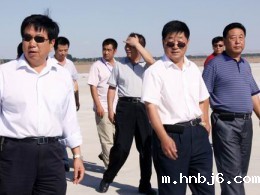 民航西北管理局检查组一行视察金昌机场工地3